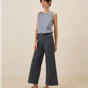Stretch Twill Wide Leg Pant by Pact